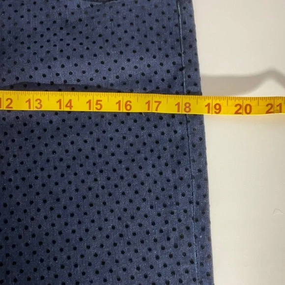 Kut from the Kloth Dianna Skinny Indigo Velvet Polka Dot Jeans Size 8; NWT’s. - Picture 15 of 16